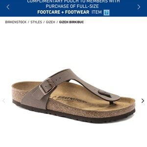 Birkenstock women’s  Gizeh Sandals - Brown